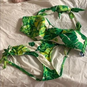 Super fun Antonio Melani Palm swim suit. Sz medium